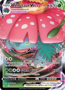 Venusaur VMAX SWSH102 SWSH: Sword & Shield Promo Cards Holo - Image 1