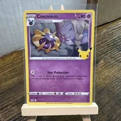 Pokemon TCG Cosmoem Celebrations 014/025 25th Anniversary Holo Rare Card NM-M - Image 3