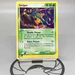 Seviper 11/100 EX Sandstorm 2003 Holo Near Mint- Condition Pokemon Card - Image 1