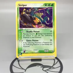 Seviper 11/100 EX Sandstorm 2003 Holo Near Mint- Condition Pokemon Card - Image 25
