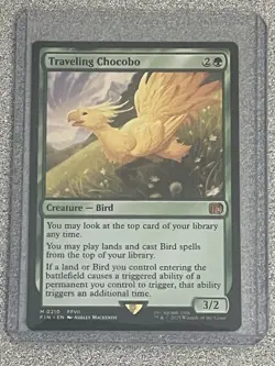 Magic: The Gathering Final Fantasy Traveling Chocobo Regular Card #210 - Image 1