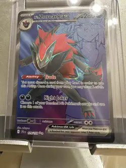 PokÃ©mon TCG N's Zoroark EX Holo Card 175/159 Sv09: Journey Together - Image 1