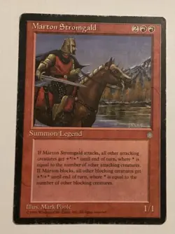 Marton Stromgald Magic: The Gathering Card - Image 1