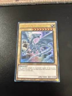 Blue-Eyes White Dragon MVP1-ENSV4 Ultra Rare Movie Pack Yugioh Card 1st Ed Mint - Image 3