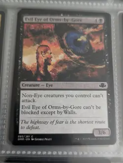 Evil Eye of Orms-by-Gore 083 Dominaria Remastered MTG Magic the Gathering (F) - Image 1