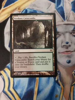 Verdant Catacombs MTG Zendikar Rare Land Slight to Moderately Played x1 - Image 1