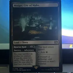 Midgar, City Of Mako - 286 - Magic: Final Fantasy MTG - Rare - Regular - Image 2