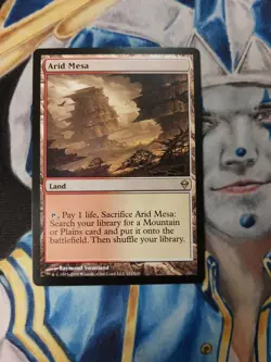 Arid Mesa MTG Zendikar Rare Land Moderately Played x1 - Image 1