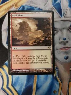 Arid Mesa MTG Zendikar Rare Land Moderately Played x1 - Image 2