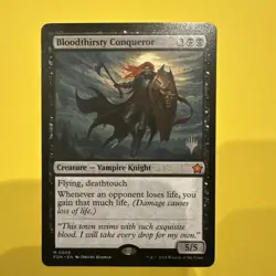 Bloodthirsty Conqueror Foundations MTG Regular Promo - Image 1