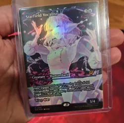 Starfield Vocalist (Showcase) (foil)[Edge of Eternities] Magic MTG ship now - Image 1