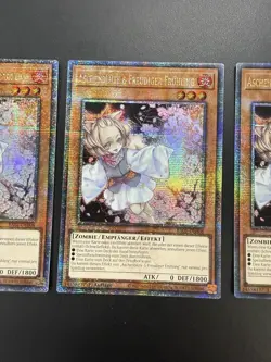 Yugioh Ash Blossom & Joyous Spring - RA01-EN008 - Quarter Century - NM x3 German - Image 3
