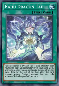 Yugioh! Rahu Dracotail *COLLECTOR'S RARE* Justice Hunters JUSH-EN009 PREORDER - Image 1