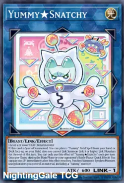Yugioh! Yummyâ­ï¸Snatchy *COLLECTOR'S RARE* Justice Hunters JUSH-EN022 PREORDER - Image 1