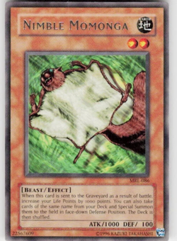 Nimble Momonga MRL-086 Rare YuGiOh TCG Card - Image 2