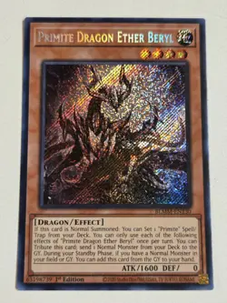 Primite Dragon Ether Beryl BLMM-EN130 Secret Rare Yugioh Card 1st Edition Mint - Image 1