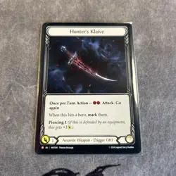 Flesh and Blood FAB Hunter's Klaive NM 1st EditionNormal The Hunted - Image 2