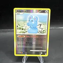 Pokemon Card Azurill (69/130) Diamond and Pearl Common Reverse Holo VLP - Image 1