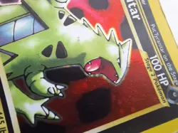 Tyranitar Neo Destiny Holo Rare Card 12/75 MP Unlimited Pokémon TCG - Image 19