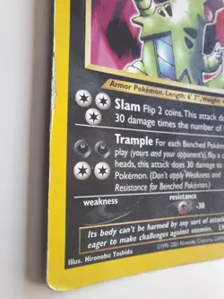 Tyranitar Neo Destiny Holo Rare Card 12/75 MP Unlimited Pokémon TCG - Image 20