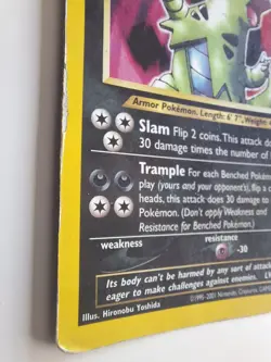 Tyranitar Neo Destiny Holo Rare Card 12/75 MP Unlimited Pokémon TCG - Image 5