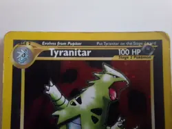 Tyranitar Neo Destiny Holo Rare Card 12/75 MP Unlimited Pokémon TCG - Image 8
