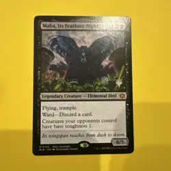Maha, Its Feathers Night Bloomburrow MTG Regular Promo - Image 1