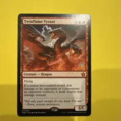 Twinflame Tyrant Foundations MTG Regular Promo - Image 1