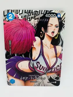 One Piece Goddess Boa Hancock #8 Cheerleader DIY Doujin Kawaii Art Holo Card - Image 1