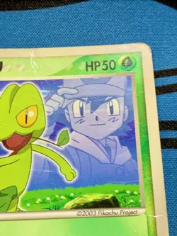 Ash's Treecko Pokemon Card 036/ADV-P Shogakukan Promo 2003 Glossy Japanese #2077 - Image 17