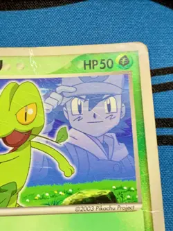 Ash's Treecko Pokemon Card 036/ADV-P Shogakukan Promo 2003 Glossy Japanese #2077 - Image 3