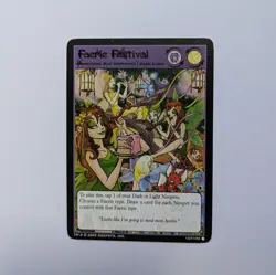 Faerie Festival NM Neopets TCG Card Darkest Faerie 127/150 - Image 3