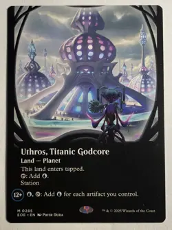 Urthros, Titanic Godcore (0285) (Borderless) Edge Of Eternities MTG - Image 1