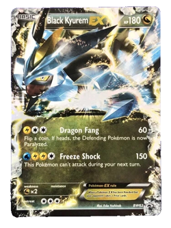 pokemon card Black Kyurem EX BW62 Promo - Image 1