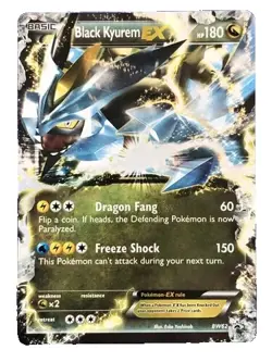 pokemon card Black Kyurem EX BW62 Promo - Image 2