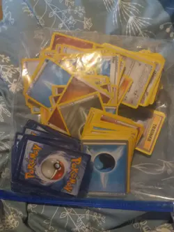 USED Pokemon Cards, Coins,  And Pikachu Plush Lot [READ DESC] - Image 9