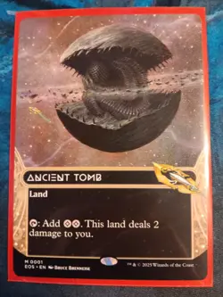 Ancient Tomb (0001) (Borderless) Edge Of Eternities: Stellar Sights MTG - Image 1