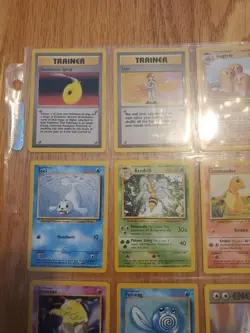 Base Set Pokémon Cards 1999 (9) Cards Pikachu ,  Charmander LP Excellent Cond. - Image 3