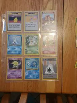 Base Set Pokémon Cards 1999 (9) Cards Pikachu ,  Charmander LP Excellent Cond. - Image 7