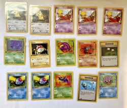 Bulk Lot 120+ Base Set - Fossil - Jungle Commons 1st Edition Pokémon Cards (02) - Image 10
