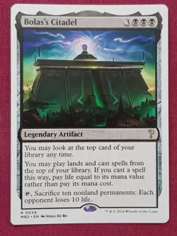 Magic The Gathering MYSTERY BOOSTER 2 MB2 BOLAS'S CITADEL artifact card MTG - Image 1