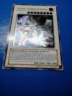 Unl Ed Blackwing - Silverwind The Ascendant SOVR-EN041 Ultimate Yugioh! (Tracked - Image 9