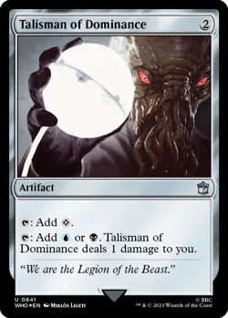 MTG Foil - Talisman of Dominance (Surge Foil) - 841 / NM / English - Image 1