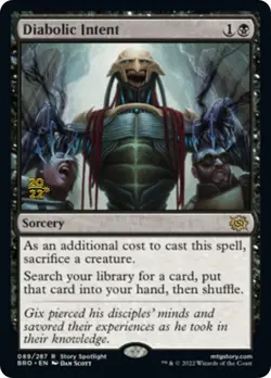 MTG Foil - Diabolic Intent - 89 / NM / English - Image 2