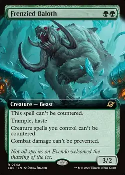 x1 Frenzied Baloth - Foil - Extended Art R MTG Edge of Eternities M/NM, English - Image 2