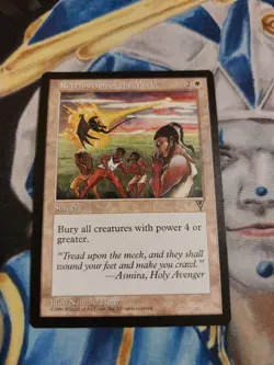 Retribution of the Meek MTG Visions Rare White Sorcery Near-Mint to Mint x1 GG5 - Image 1