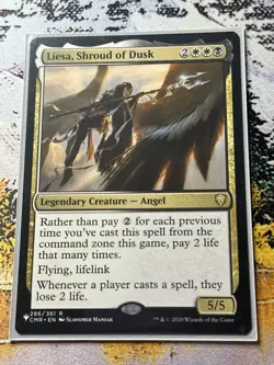 MTG 1X LIESA, SHROUD OF DUSK  COMMANDER LEGENDS  NEAR MINT/MINT - Image 3