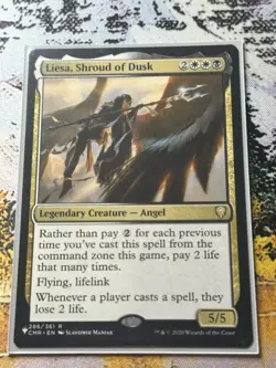 MTG 1X LIESA, SHROUD OF DUSK  COMMANDER LEGENDS  NEAR MINT/MINT - Image 6