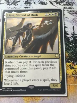 MTG 1X LIESA, SHROUD OF DUSK  COMMANDER LEGENDS  NEAR MINT/MINT - Image 7