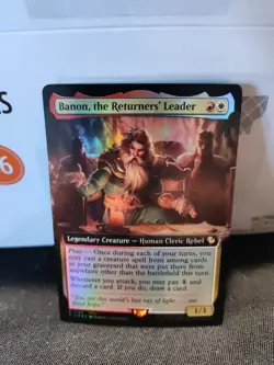 Banon, the Returners' Leader (Extended Art) Commander: Final Fantasy Foil - Image 4